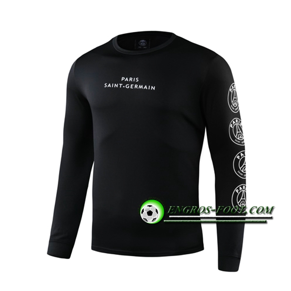 Engros-foot: Sweatshirt Training Paris PSG Jordan Noir 2019 2020 Thailande