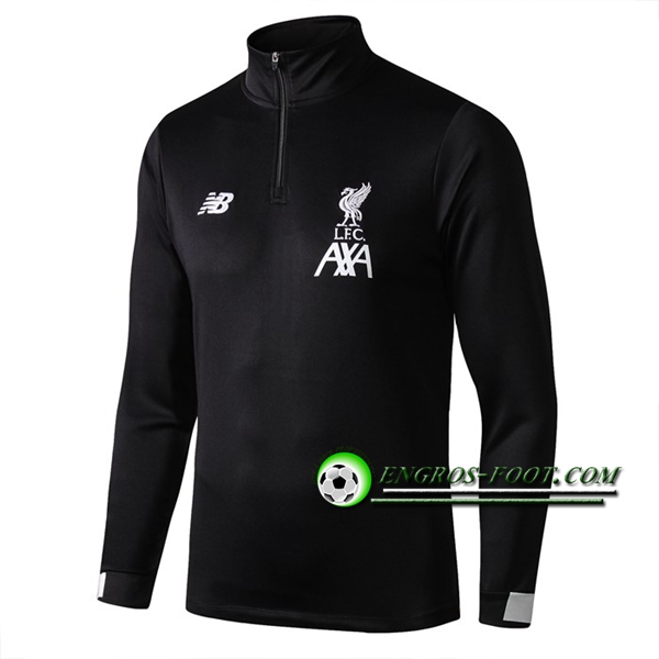 Engros-foot: Sweatshirt Training FC Liverpool Noir 2019 2020 Thailande