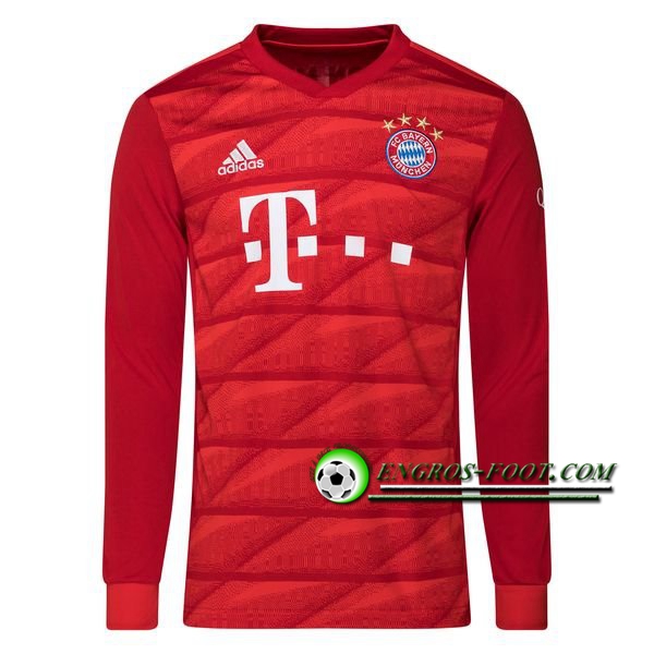 Engros-foot: Maillot Foot Bayern Munich Manches longues Domicile 2019 2020 Thailande