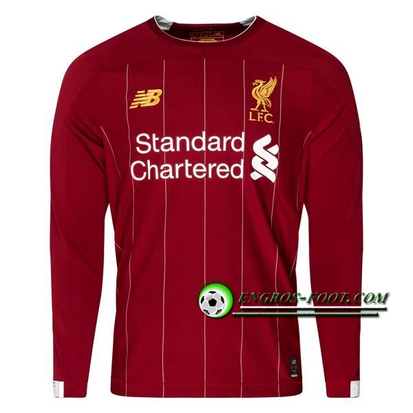 Engros-foot: Maillot Foot FC Liverpool Manches longues Domicile 2019 2020 Thailande