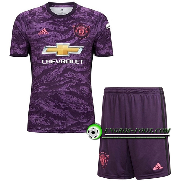 Engros-foot: Maillot Foot Manchester United Enfants Gardien de but 2019 2020 Thailande