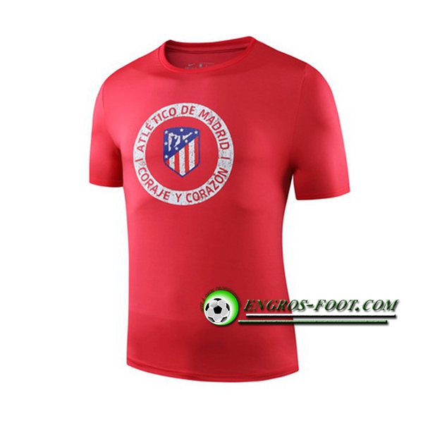 Engros-foot: Training T-Shirts Atletico Madrid Rouge 2019 2020 Thailande