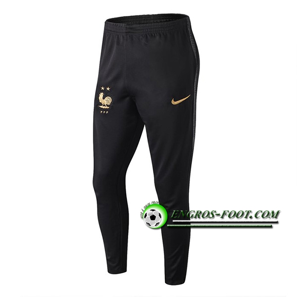 Engros-foot: Training Pantalon Foot France Noir 2019 2020 Thailande