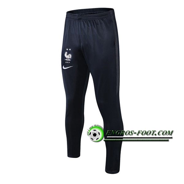 Engros-foot: Training Pantalon Foot France Bleu Fonce 2019 2020 Thailande