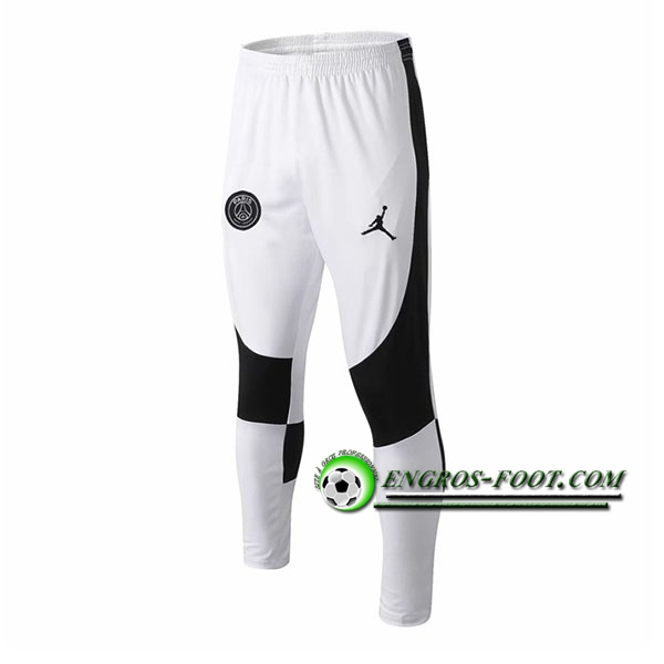 Engros-foot: Training Pantalon Foot PSG Jordan Blanc 2019 2020 Thailande