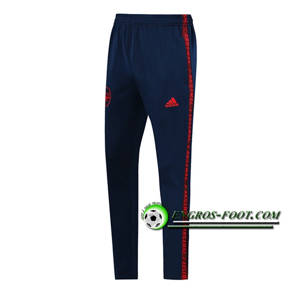 Engros-foot: Training Pantalon Foot Arsenal Bleu Fonce/Rouge 2019 2020 Thailande