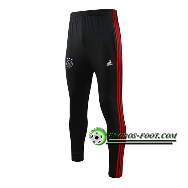 Engros-foot: Training Pantalon Foot AFC Ajax Noir/Rouge 2019 2020 Thailande