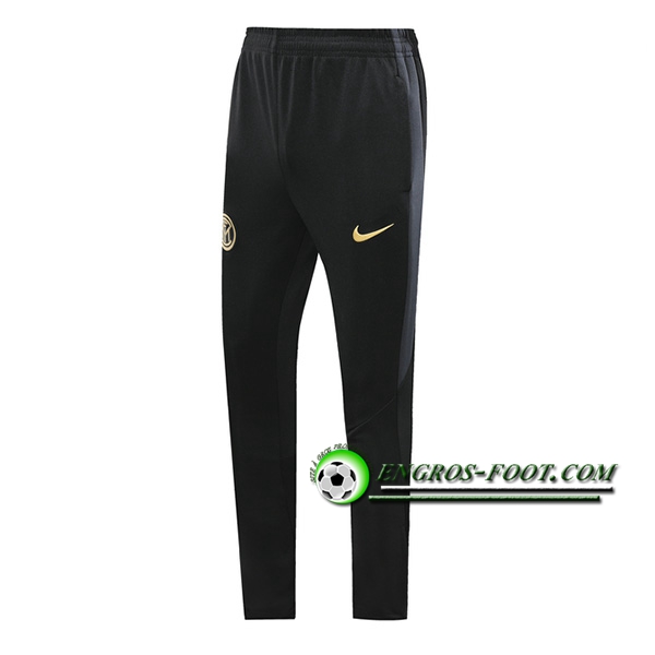 Engros-foot: Training Pantalon Foot Inter Milan Noir/Gris 2019 2020 Thailande