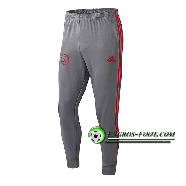 Engros-foot: Training Pantalon Foot AFC Ajax Gris 2019 2020 Thailande