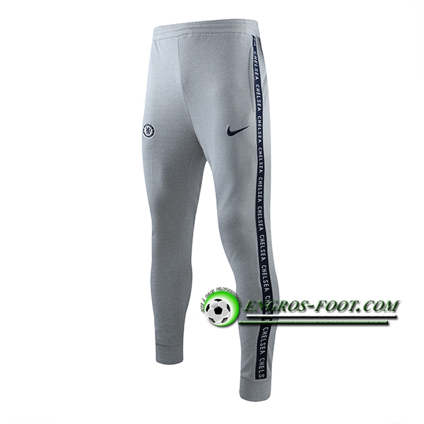 Engros-foot: Training Pantalon Foot FC Chelsea Gris 2019 2020 Thailande