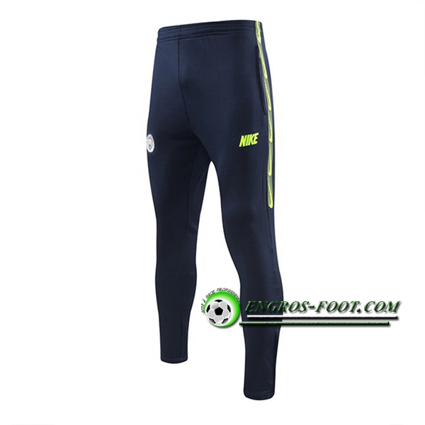 Engros-foot: Training Pantalon Foot Manchester City Bleu Foncee 2019 2020 Thailande