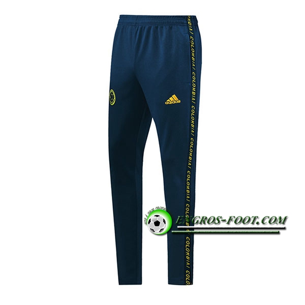 Engros-foot: Training Pantalon Foot Colombie Bleu 2019 2020 Thailande