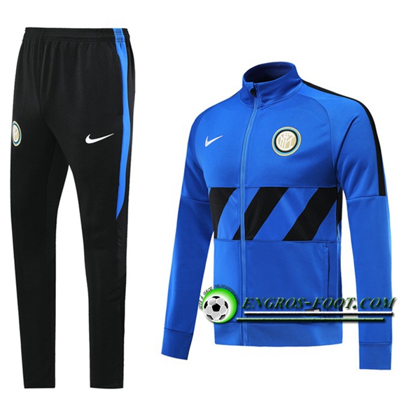 Engros-foot: Ensemble Survetement Foot - Veste Inter Milan Bleu 2019 2020 Thailande