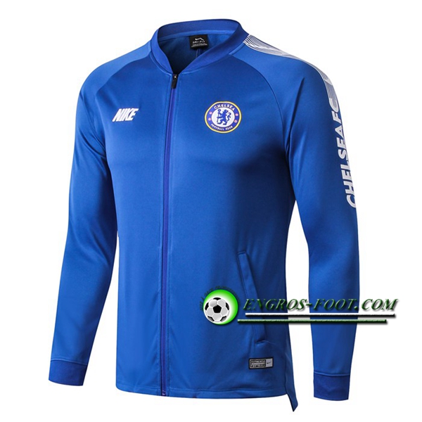 Engros-foot: Nouveaux Veste Foot FC Chelsea Bleu 2019 2020 Thailande