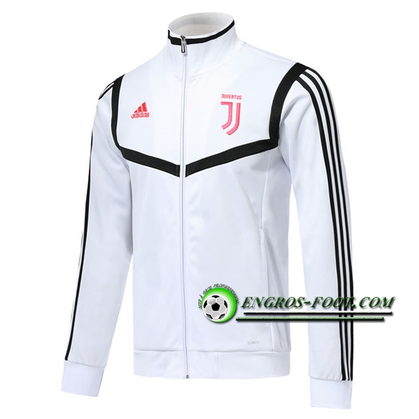 Engros-foot: Nouveaux Veste Foot Juventus Blanc/Noir 2019 2020 Thailande