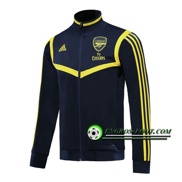 Engros-foot: Nouveaux Veste Foot Arsenal Noir/Jaune 2019 2020 Thailande