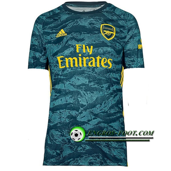 Engros-foot: Jeu Maillot de Arsenal Gardien de but Vert 2019 2020 Thailande