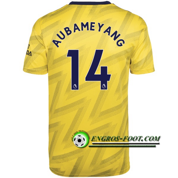 Engros-foot: Jeu Maillot de Arsenal (AUBAMEYANG 14) Exterieur 2019 2020 Thailande