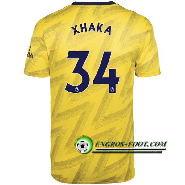 Engros-foot: Jeu Maillot de Arsenal (XHAKA 34) Exterieur 2019 2020 Thailande