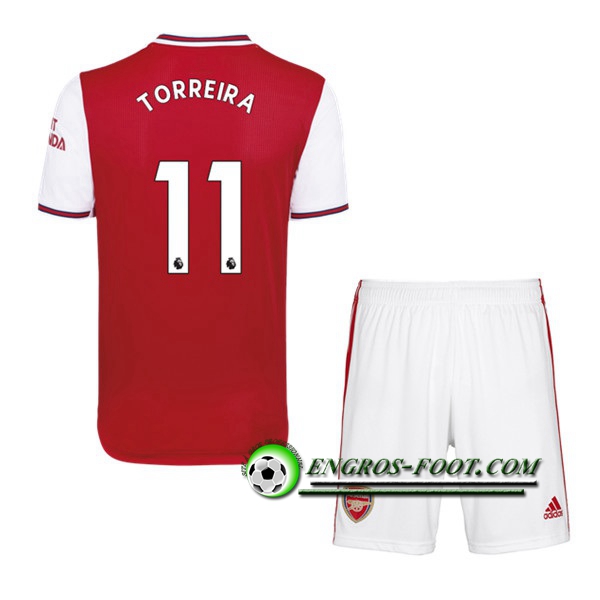 Engros-foot: Ensemble Maillot Foot Arsenal (TORREIRA 11) Enfant Domicile 2019 2020 Thailande