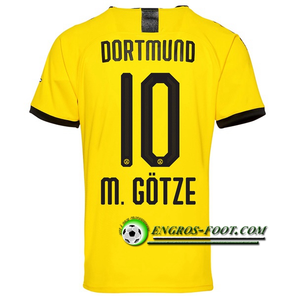 Engros-foot: Jeu Maillot de Dortmund BVB (M.GOTZE 10) Domicile 2019 2020 Thailande