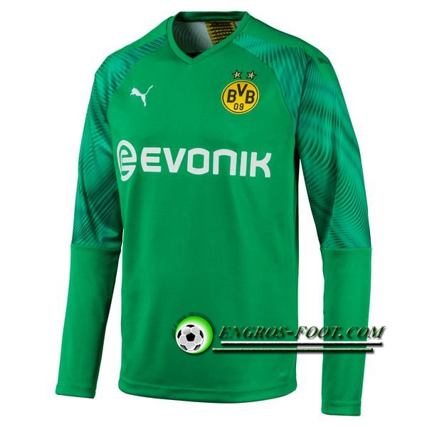 Engros-foot: Jeu Maillot Gardien de but Dortmund BVB Vert 2019 2020 Thailande