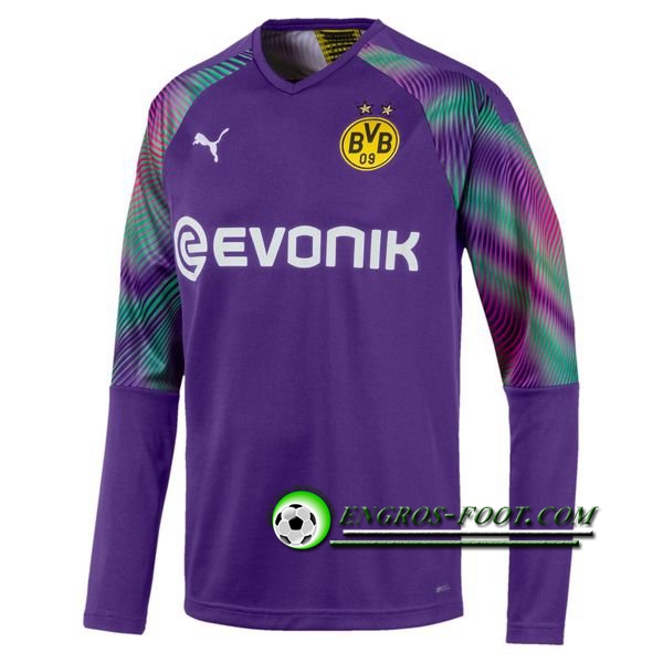 Engros-foot: Jeu Maillot Gardien de but Dortmund BVB Gardien de but Orange 2019 2020 Thailande