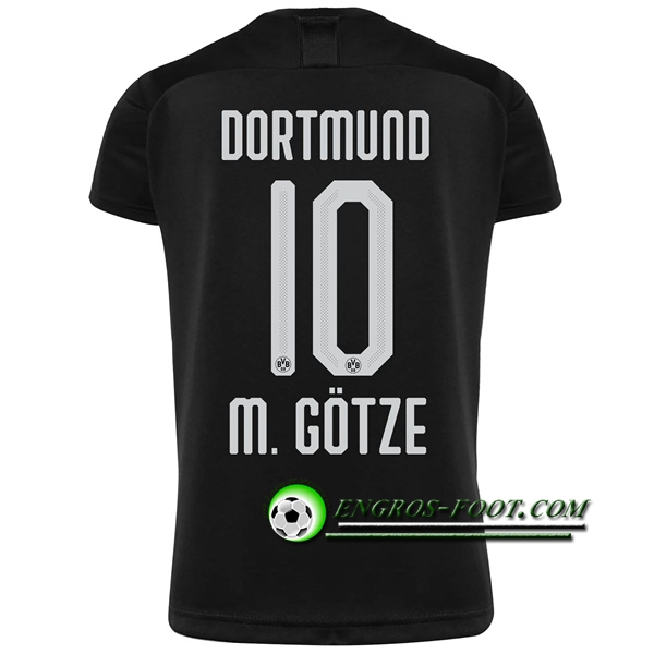 Engros-foot: Jeu Maillot de Dortmund BVB (M.GOTZE 10) Exterieur 2019 2020 Thailande