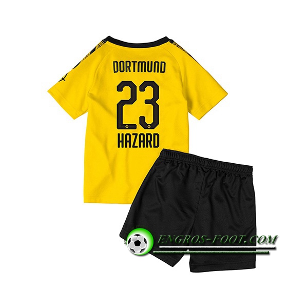 Engros-foot: Ensemble Maillot Foot Dortmund BVB (HAZARD 23) Enfant Domicile 2019 2020 Thailande