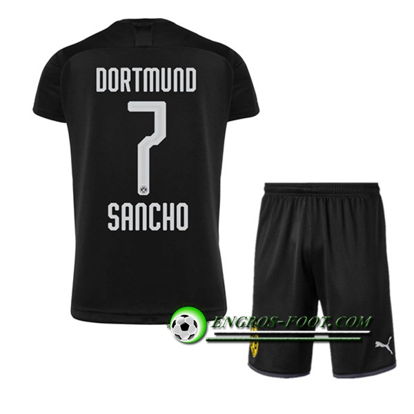 Engros-foot: Ensemble Maillot Foot Dortmund BVB (SANCHO 7) Enfant Exterieur 2019 2020 Thailande