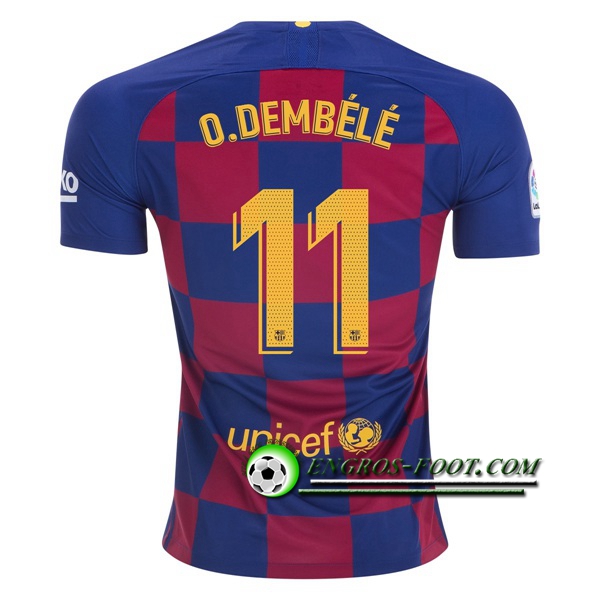 Engros-foot: Jeu Maillot de FC Barcelone (O.DEMBELE 11) Domicile 2019 2020 Thailande