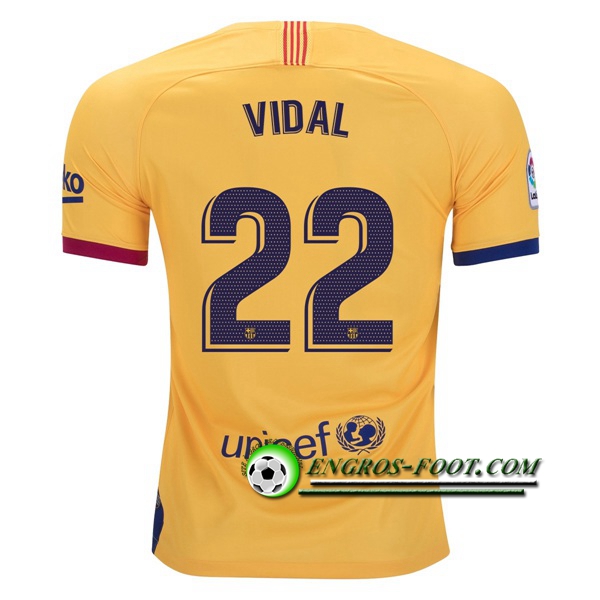 Engros-foot: Jeu Maillot de FC Barcelone (VIDAL 22) Domicile 2019 2020 Thailande