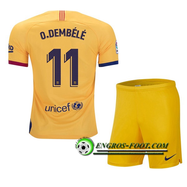 Engros-foot: Ensemble Maillot Foot FC Barcelone (O.DEMBELE 11) Enfant Domicile 2019 2020 Thailande