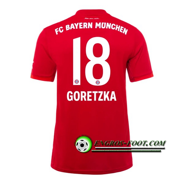 Engros-foot: Jeu Maillot de Bayern Munich (GORETZKA 18) Domicile 2019 2020 Thailande