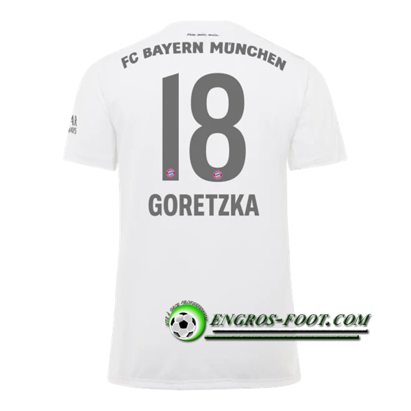 Engros-foot: Jeu Maillot de Bayern Munich (GORETZKA 18) Exterieur 2019 2020 Thailande