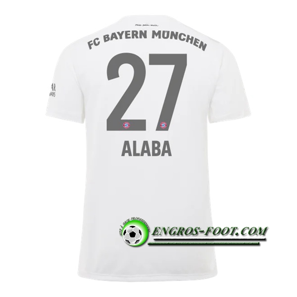 Engros-foot: Jeu Maillot de Bayern Munich (ALABA 27) Exterieur 2019 2020 Thailande