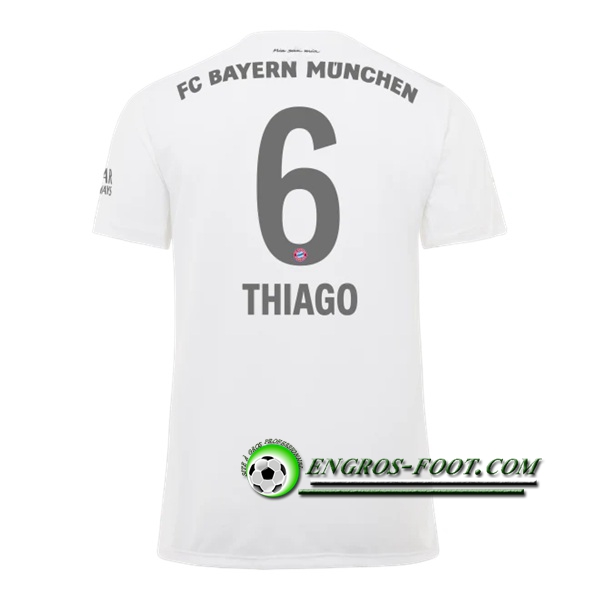 Engros-foot: Jeu Maillot de Bayern Munich (THIAGO 6) Exterieur 2019 2020 Thailande