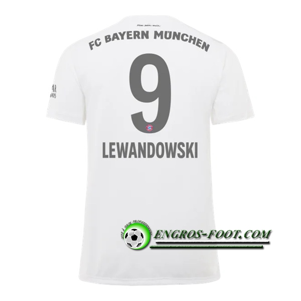 Engros-foot: Jeu Maillot de Bayern Munich (LEWANDOWSKI 9) Exterieur 2019 2020 Thailande