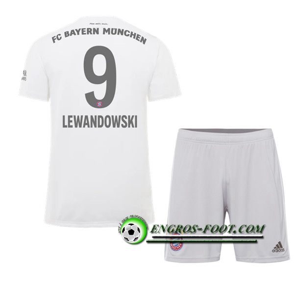 Engros-foot: Ensemble Maillot Foot Bayern Munich (LEWANDOWSKI 9) Enfant Exterieur 2019 2020 Thailande