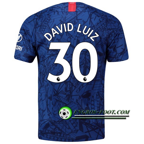 Engros-foot: Jeu Maillot de FC Chelsea (David Luiz 30) Domicile 2019 2020 Thailande