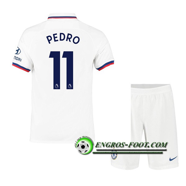 Engros-foot: Ensemble Maillot Foot FC Chelsea (Pedro 11) Enfant Exterieur 2019 2020 Thailande