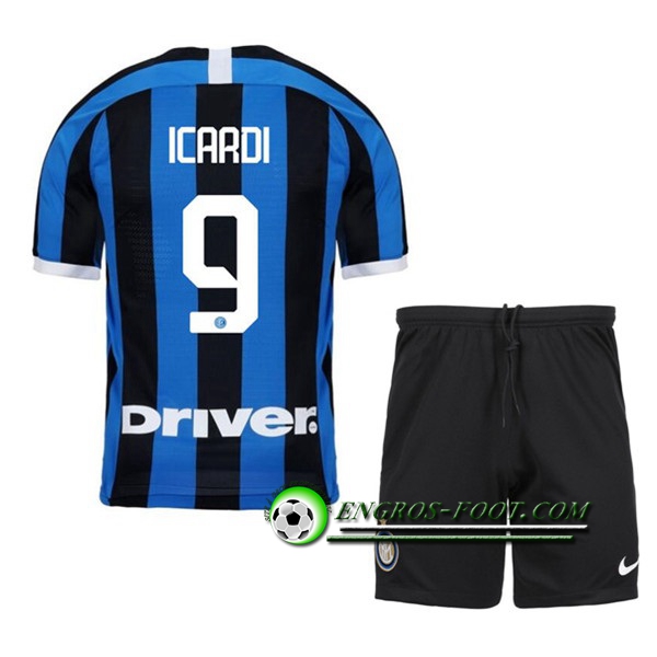 Engros-foot: Ensemble Maillot Foot Inter Milan (ICARDI 9) Enfant Domicile 2019 2020 Thailande