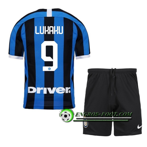 Engros-foot: Ensemble Maillot Foot Inter Milan (LUKAKU 9) Enfant Domicile 2019 2020 Thailande