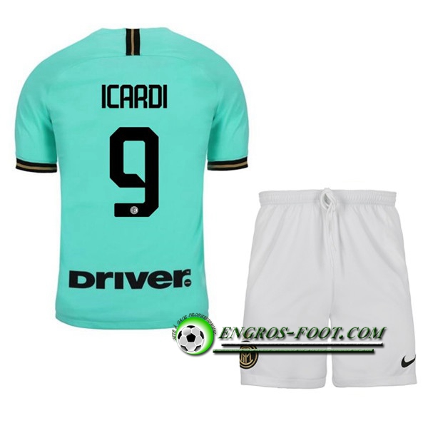 Engros-foot: Ensemble Maillot Foot Inter Milan (ICARDI 9) Enfant Exterieur 2019 2020 Thailande