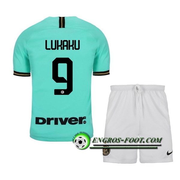 Engros-foot: Ensemble Maillot Foot Inter Milan (LUKAKU 9) Enfant Exterieur 2019 2020 Thailande