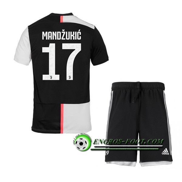 Engros-foot: Ensemble Maillot Foot Juventus (MANDZUKIC 17) Enfant Domicile 2019 2020 Thailande