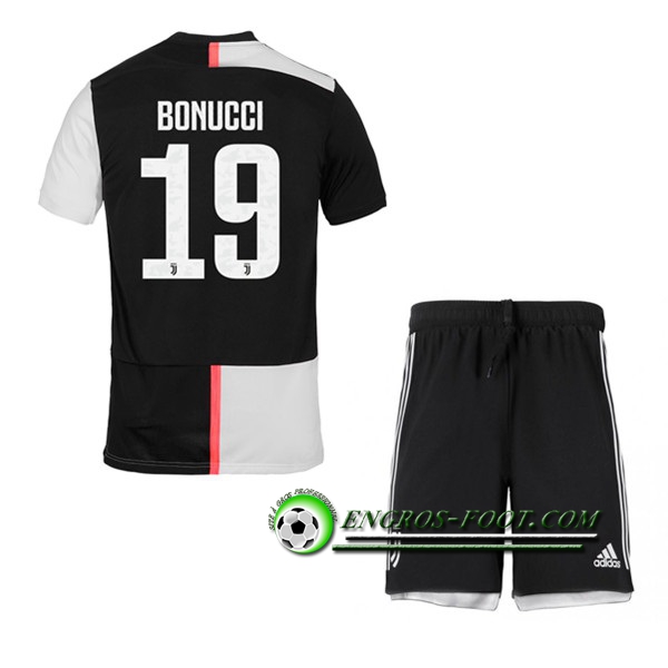 Engros-foot: Ensemble Maillot Foot Juventus (BONUCCI 19) Enfant Domicile 2019 2020 Thailande