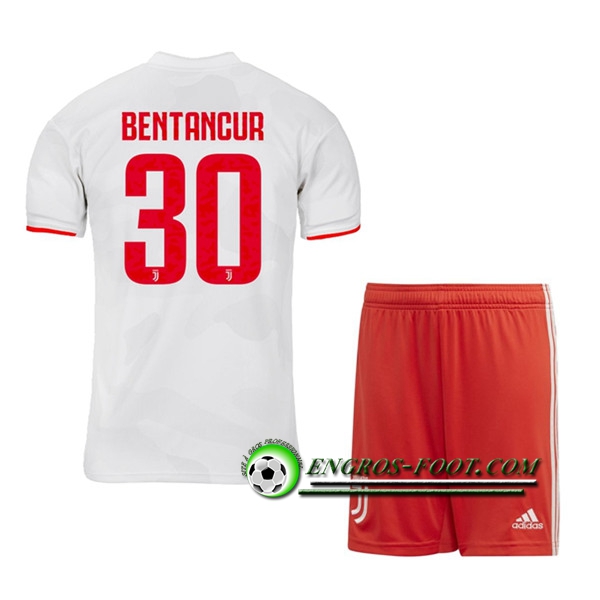 Engros-foot: Ensemble Maillot Foot Juventus (BENTANCUR 30) Enfant Exterieur 2019 2020 Thailande