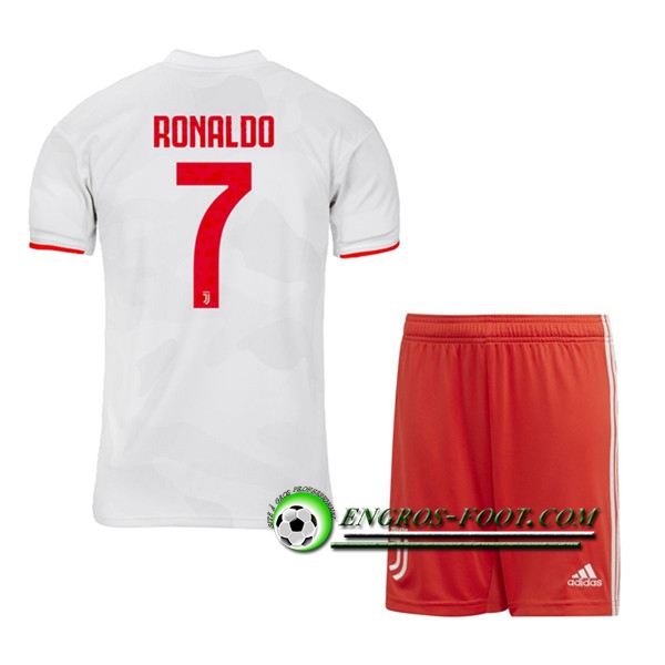 Engros-foot: Ensemble Maillot Foot Juventus (RONALDO 7) Enfant Exterieur 2019 2020 Thailande