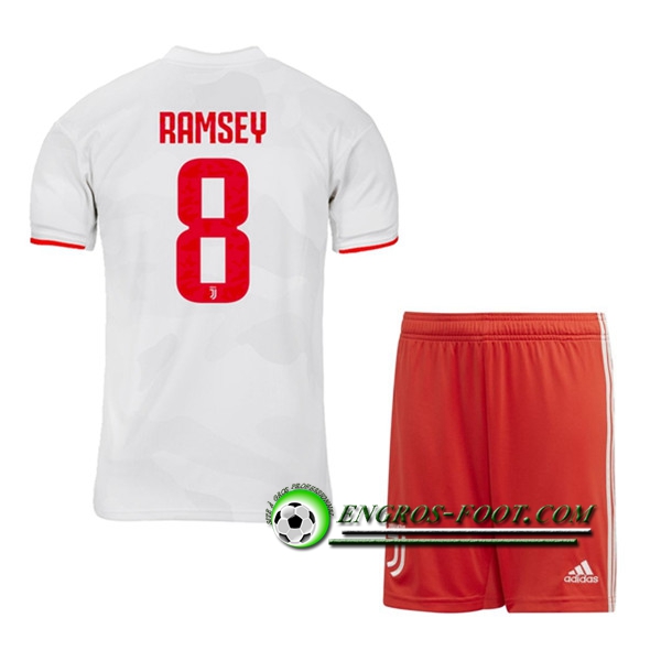 Engros-foot: Ensemble Maillot Foot Juventus (RAMSEY 8) Enfant Exterieur 2019 2020 Thailande